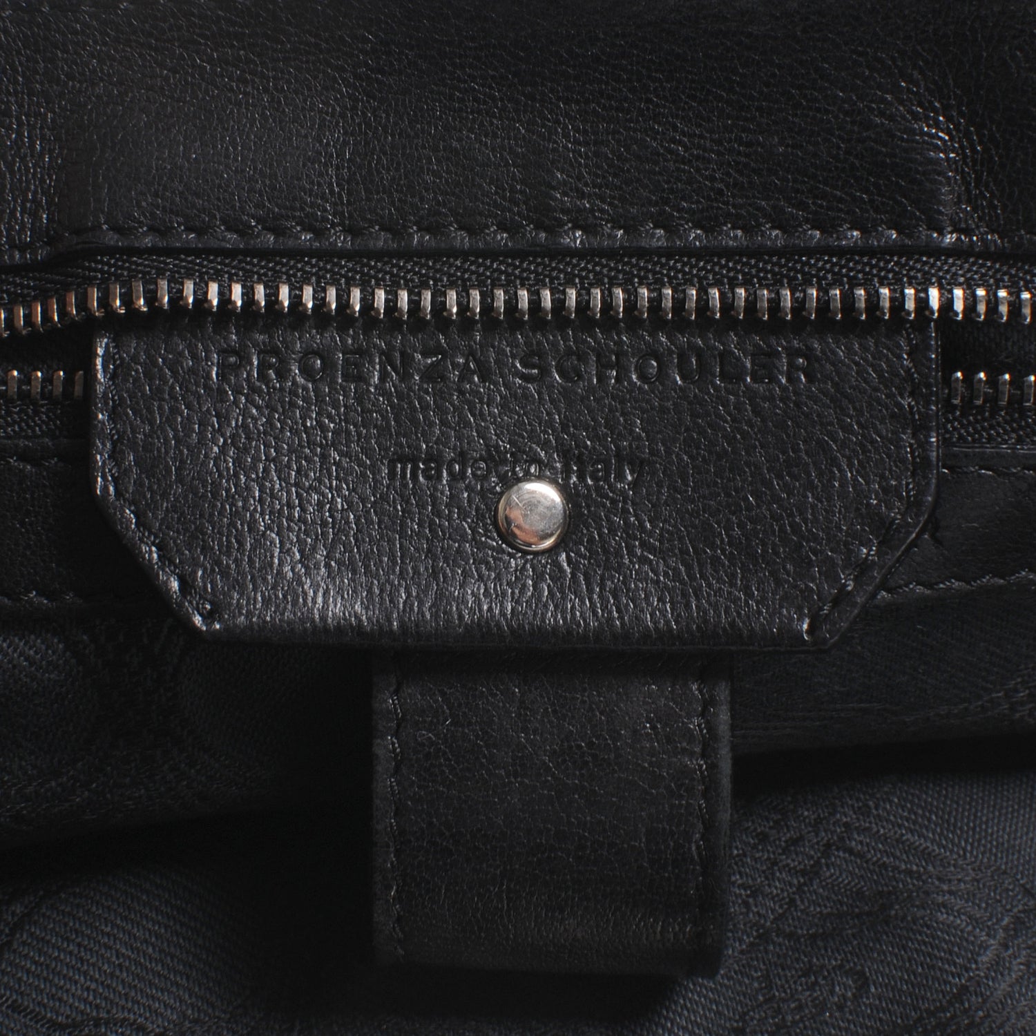 Proenza Schouler Lambskin PS1 Medium Satchel Black 7 of 8