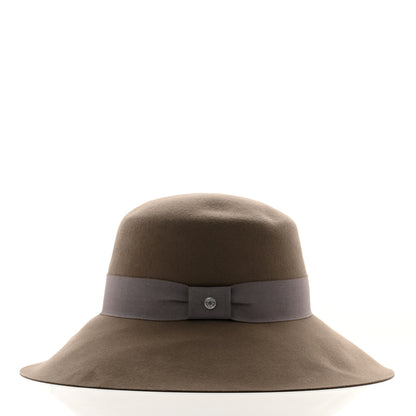Hermes Rabbit Felt Farrah Clou De Selle Hat 58 Etoupe 5 of 8