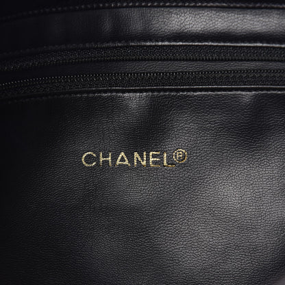 Chanel Lambskin Quilted Large Shoulder Flap Bag Black 6 of 11