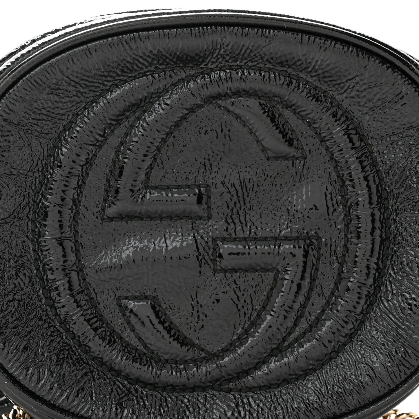 Patent Mini Soho Chain Bag Black