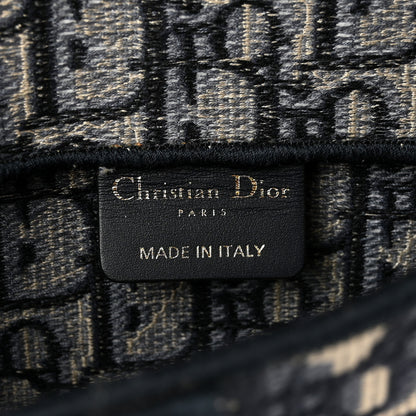 Christian Dior Oblique Slim Saddle Pouch Blue 6 of 10