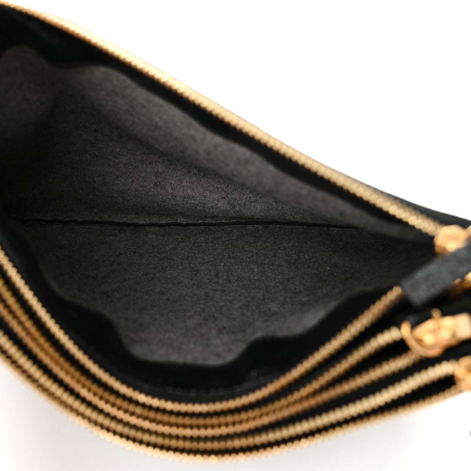 Celine Shiny Goatskin Large Trio Crossbody Bag Black 5 of 13