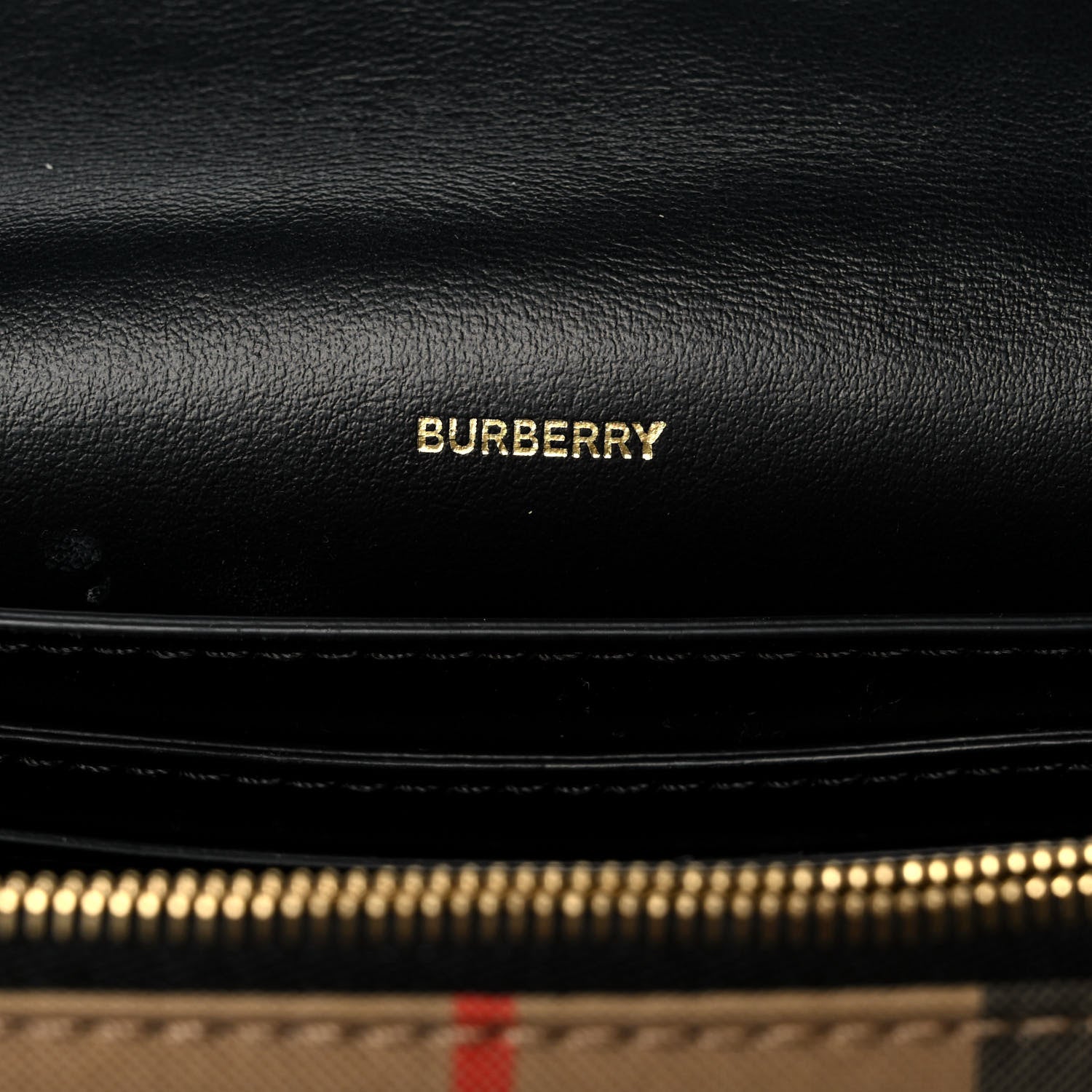 Burberry Vintage Check Hackberry Crossbody Bag Archive Beige Black 5 of 8