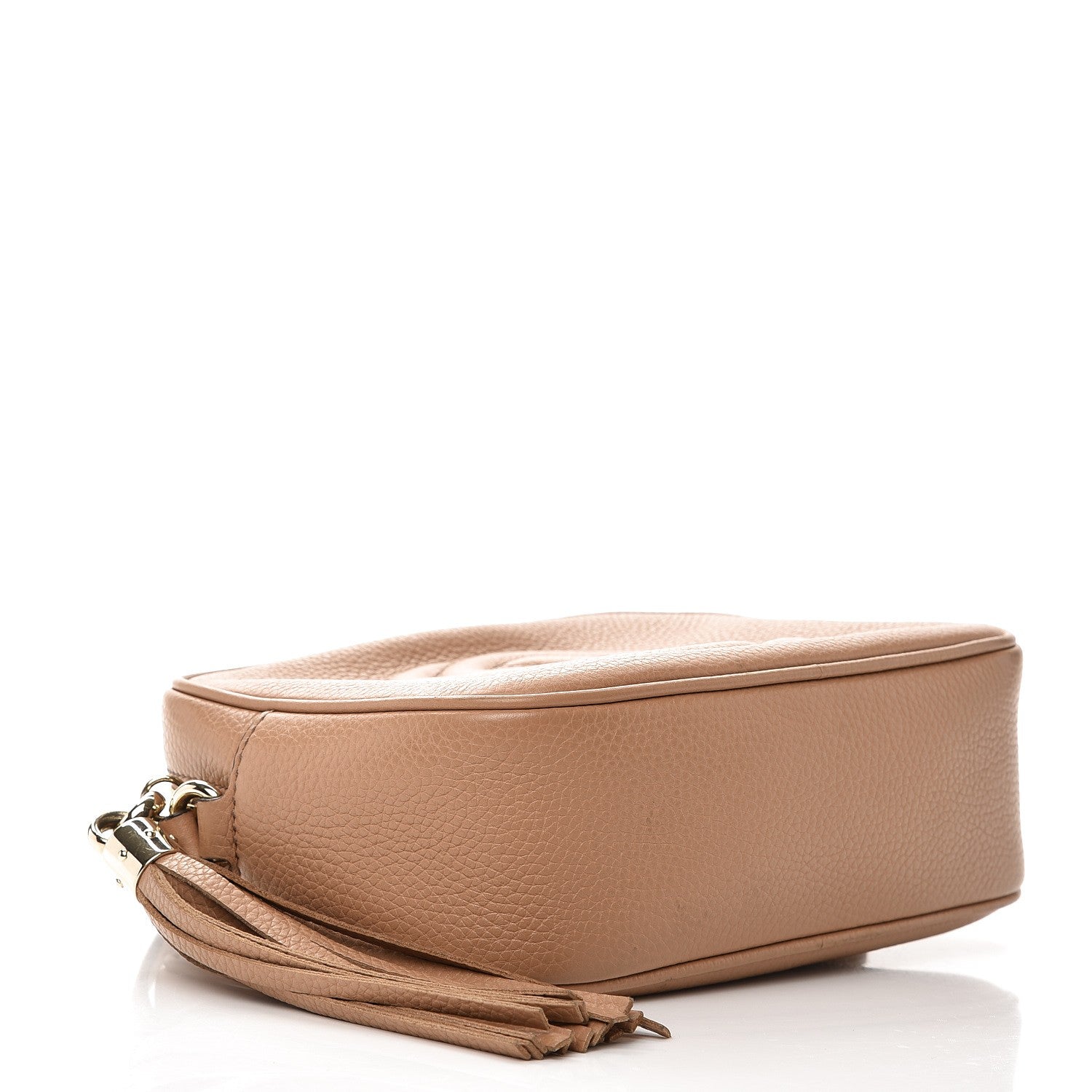 Gucci Pebbled Calfskin Small Soho Disco Bag Camelia 4 of 10