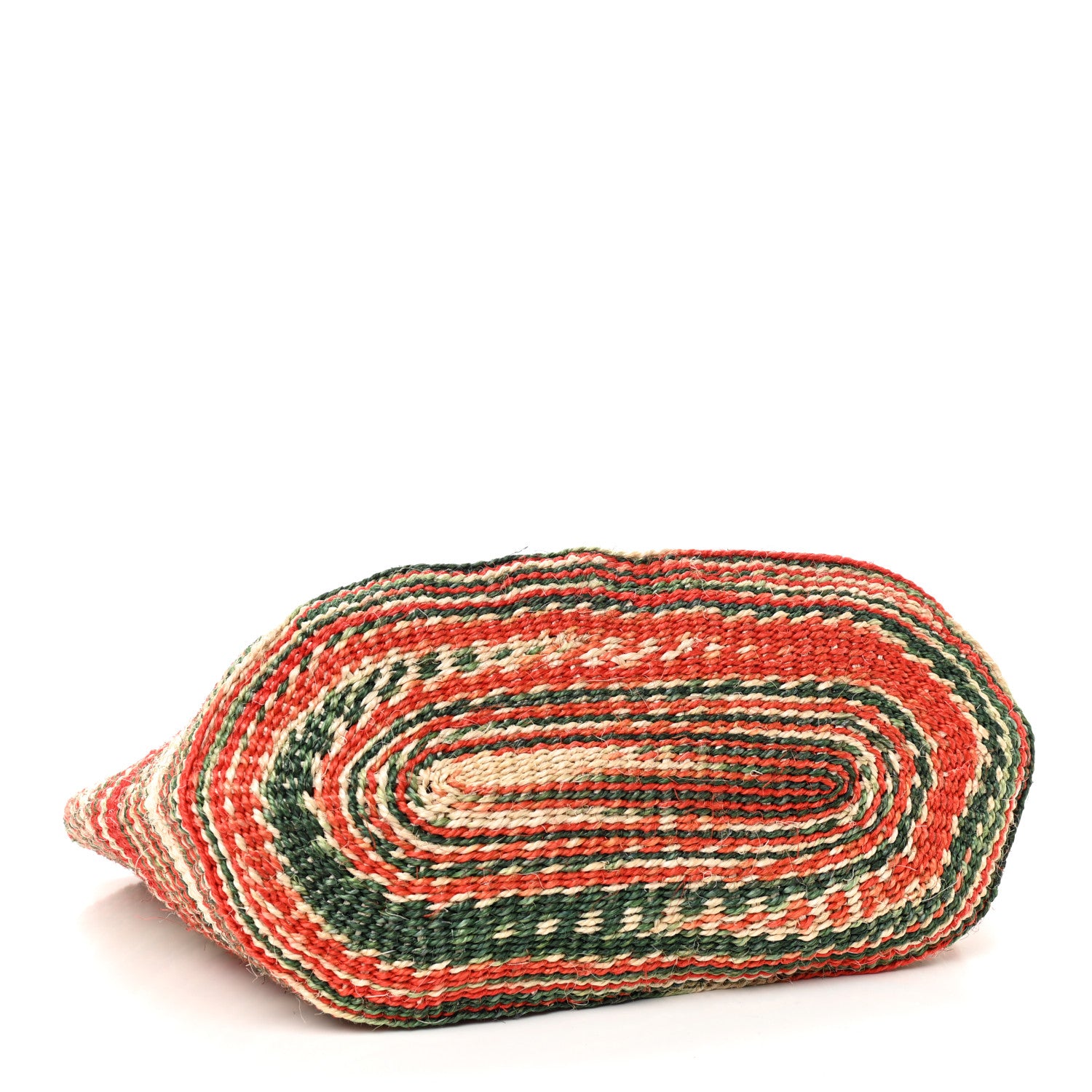 Loewe Sisal Calfskin Raffia Paula's Ibiza Basket Tote Natural Multicolor 4 of 9