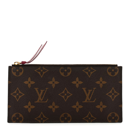 Louis Vuitton Monogram Felicie Chain Wallet Zippered Insert Fuchsia 1 of 6