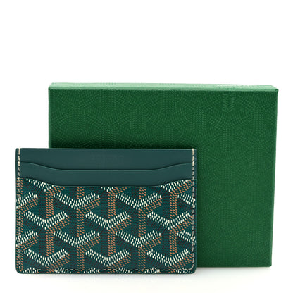 Goyard Goyardine Saint Sulpice Card Holder Green 7 of 7