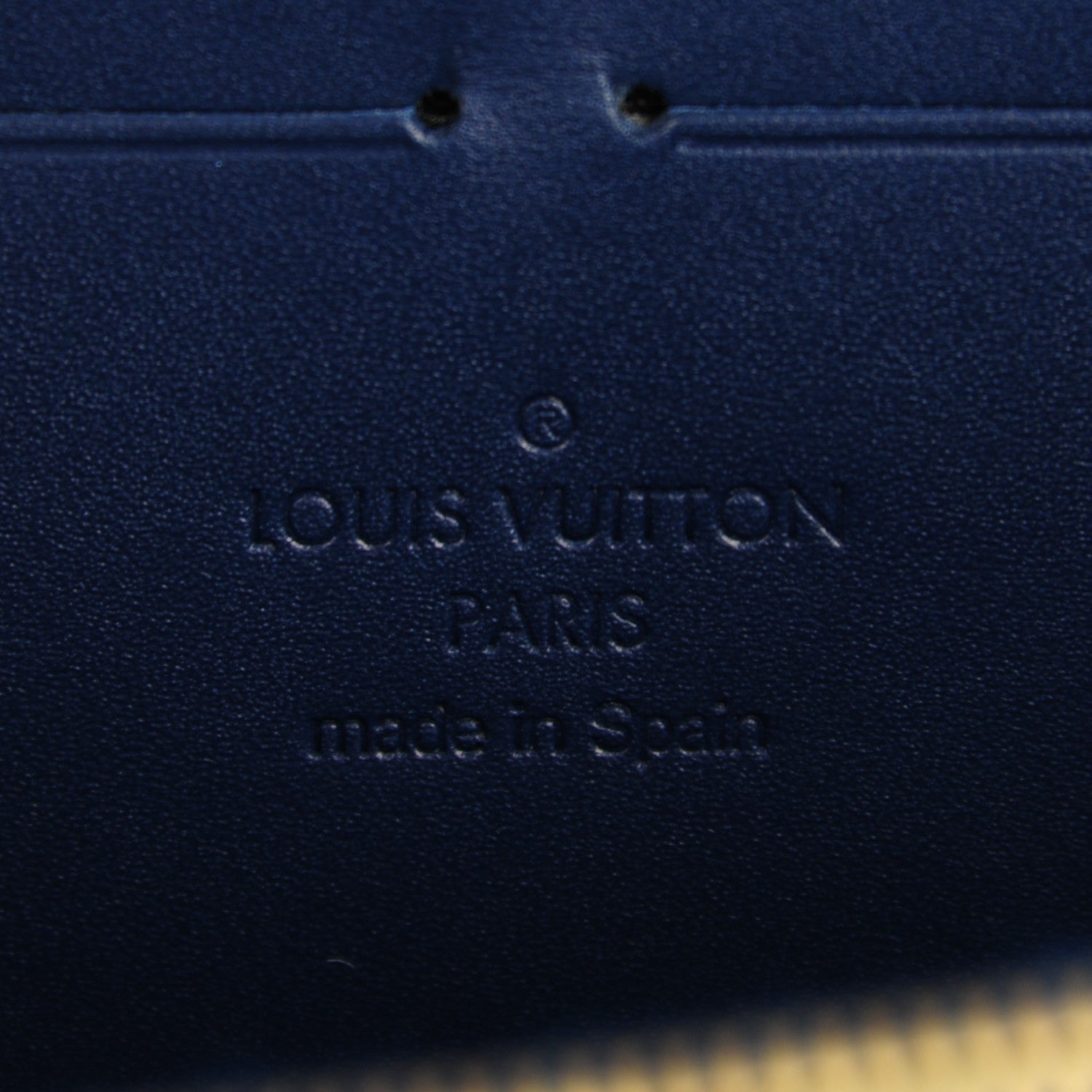 Louis Vuitton Vernis Ikat Zippy Wallet Grand Blue 6 of 7