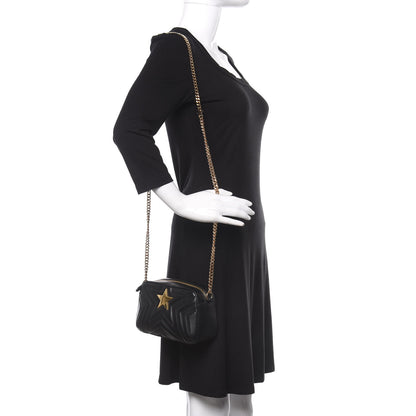 Stella McCartney Eco Alter Nappa Star Patch Shoulder Bag Black 2 of 9
