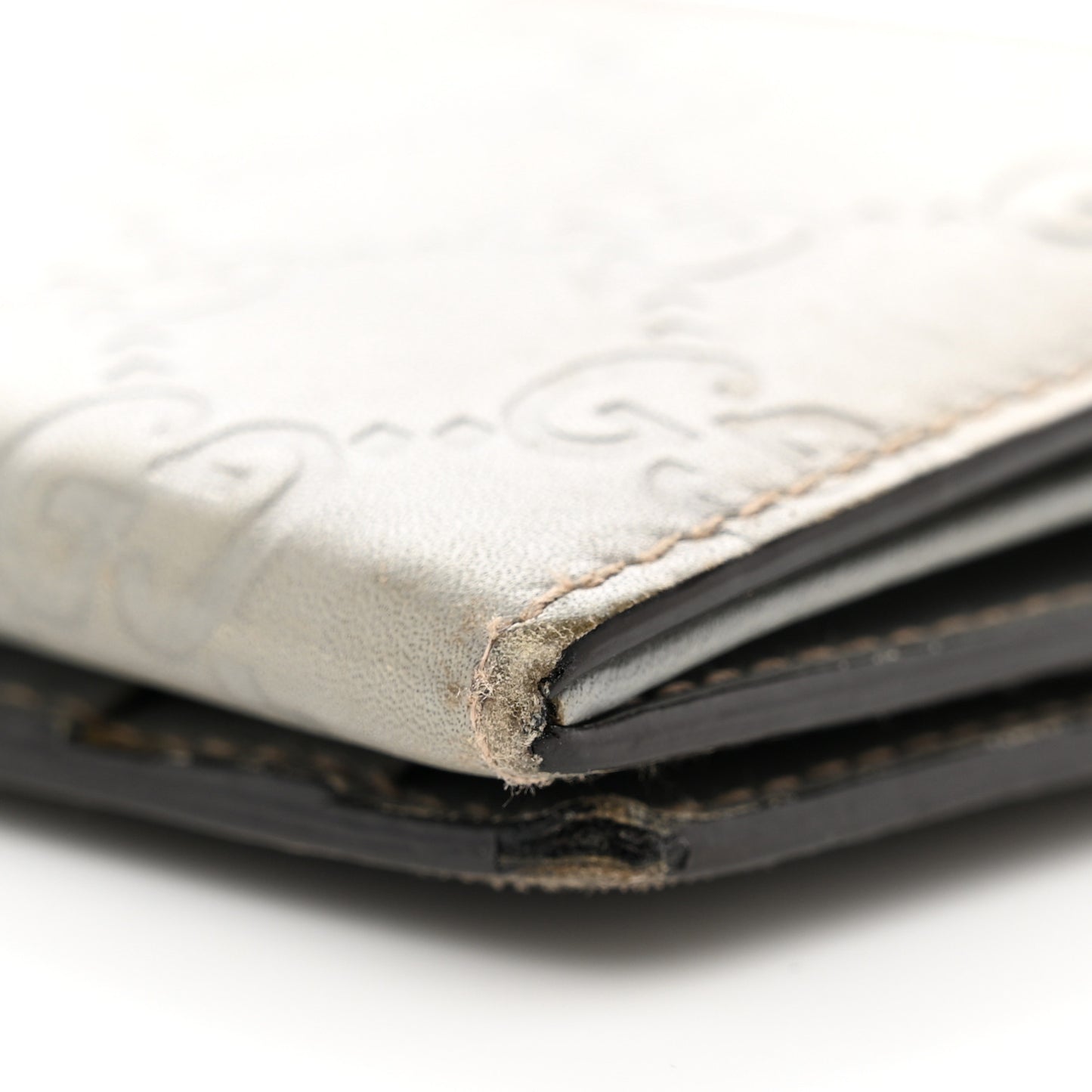 Guccissima Continental Flap Wallet Grey