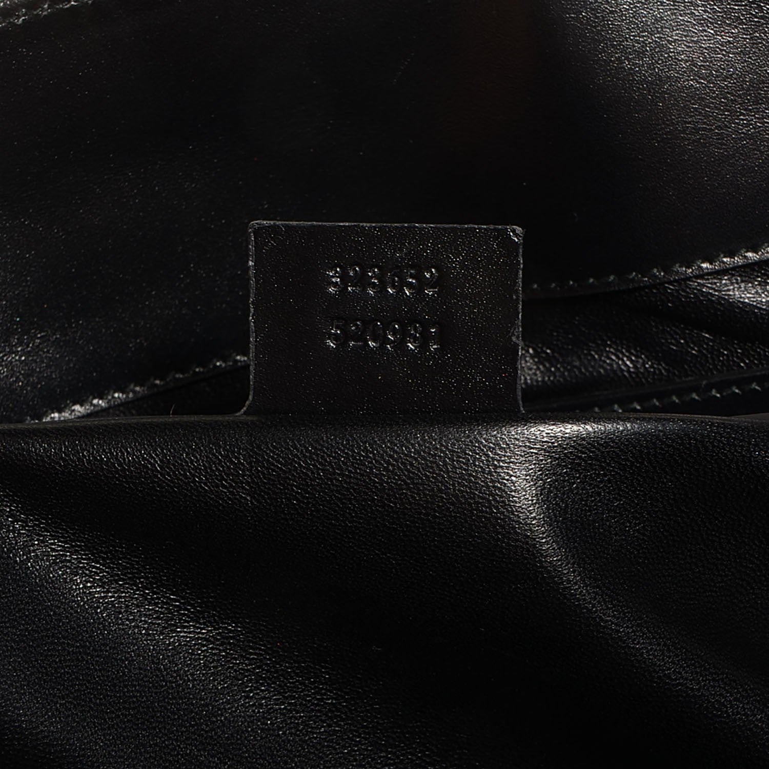 Gucci Calfskin Medium Lady Buckle Top Handle Bag Black 7 of 7