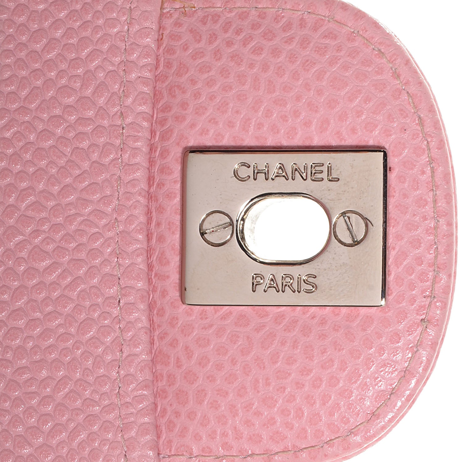 Chanel Caviar Quilted Medium Double Flap Pink 6 of 12