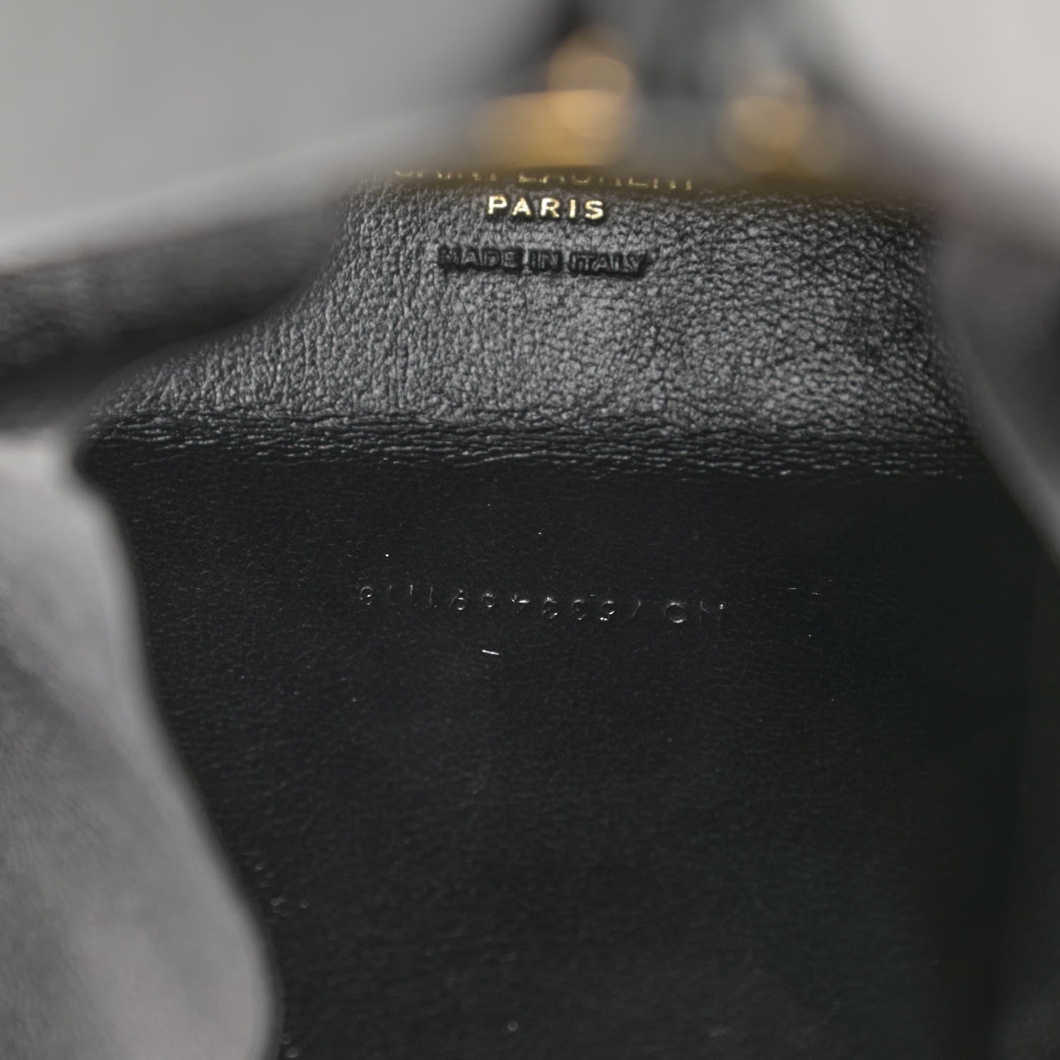 Saint Laurent Lambskin Pyramid Clutch Black 7 of 11