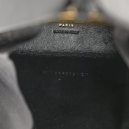 Saint Laurent Lambskin Pyramid Clutch Black 7 of 11