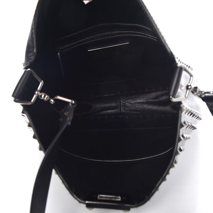 Valentino Garavani Calfskin Rockstud All Over Flip-Lock Messenger Bag Black 5 of 9