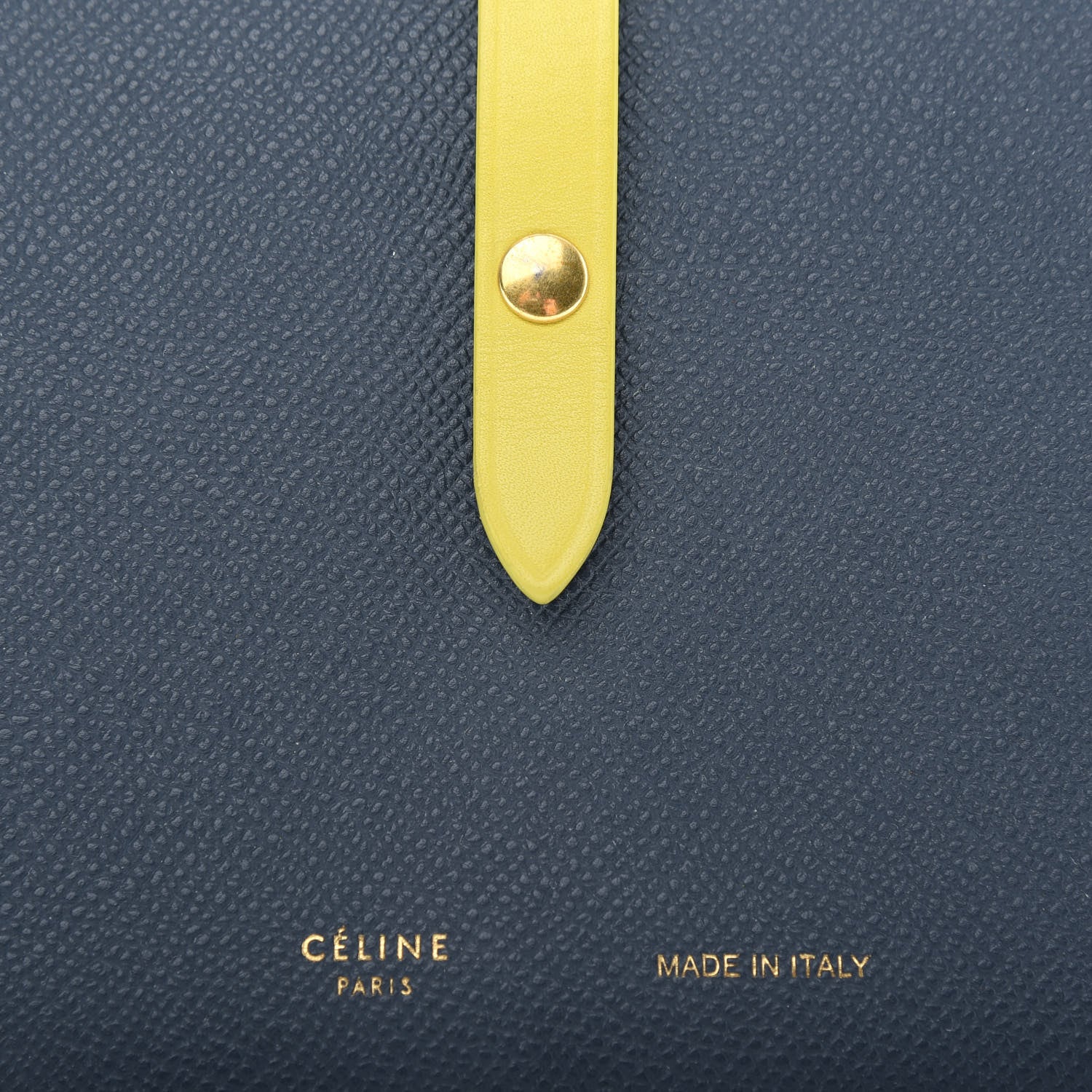 Celine Grained Calfskin Large Multifunction Strap Wallet Slate 6 of 8