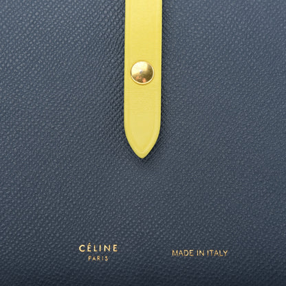 Celine Grained Calfskin Large Multifunction Strap Wallet Slate 6 of 8
