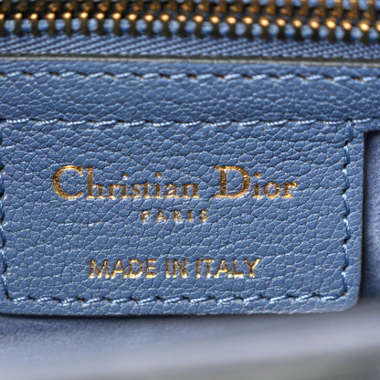 Christian Dior Shiny Goatskin Saddle Bag Cloud Blue 6 of 10