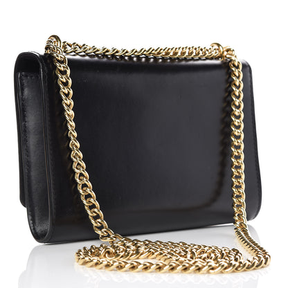 Louis Vuitton Calfskin Chain Louise MM Black 4 of 13
