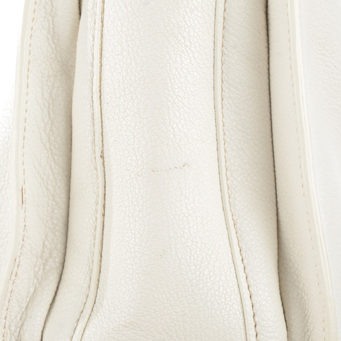 Goatskin Madras Top Handle Tote Bianco