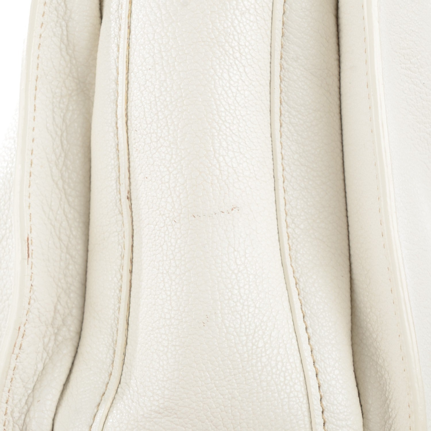 Miu Miu Goatskin Madras Top Handle Tote Bianco 11 of 22