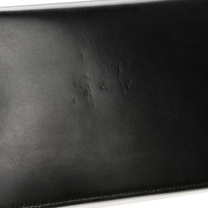 Saint Laurent Smooth Shiny Calfskin Monogram Uptown Pouch Black 9 of 11