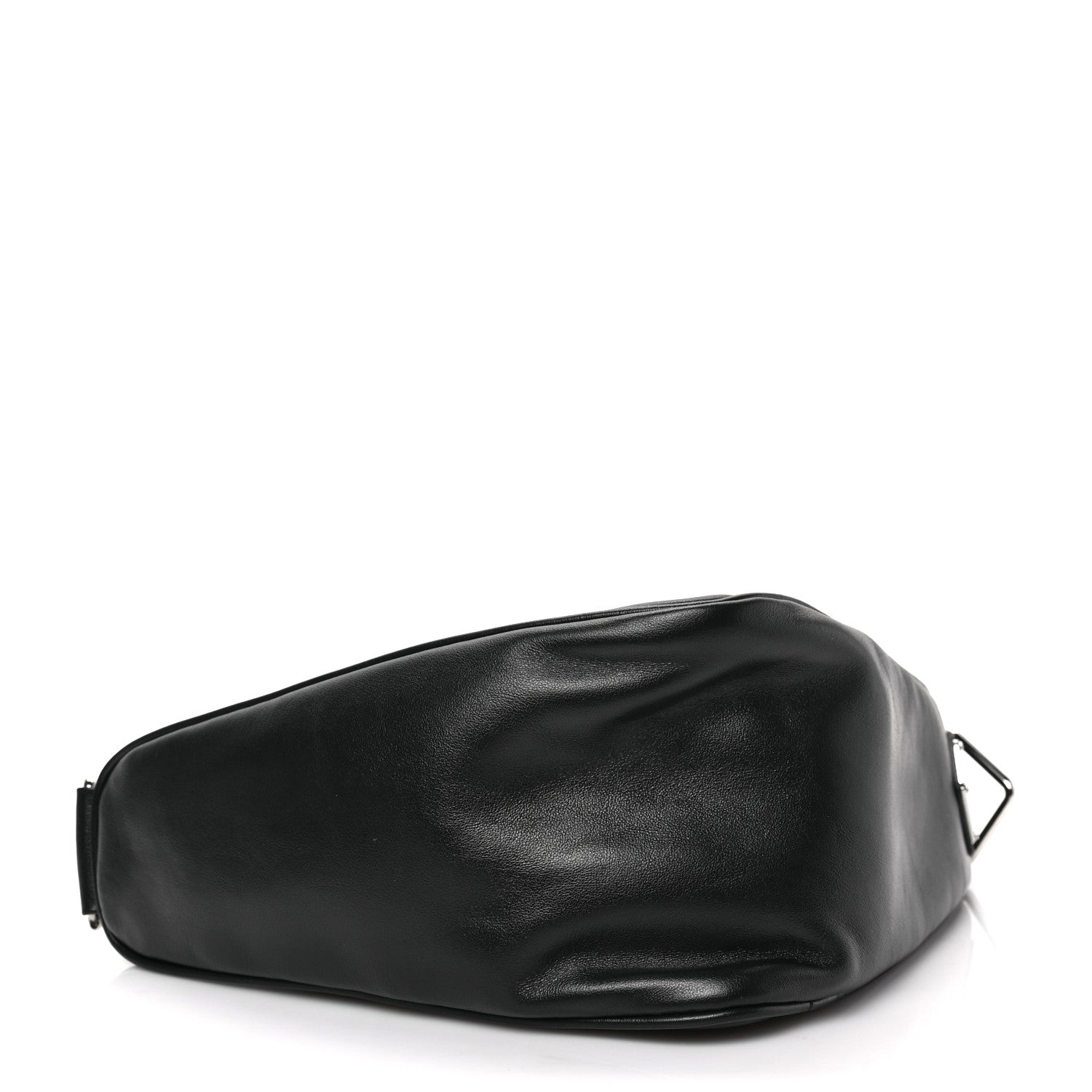 Prada Grace Lux Triangle Shoulder Bag Black 4 of 7