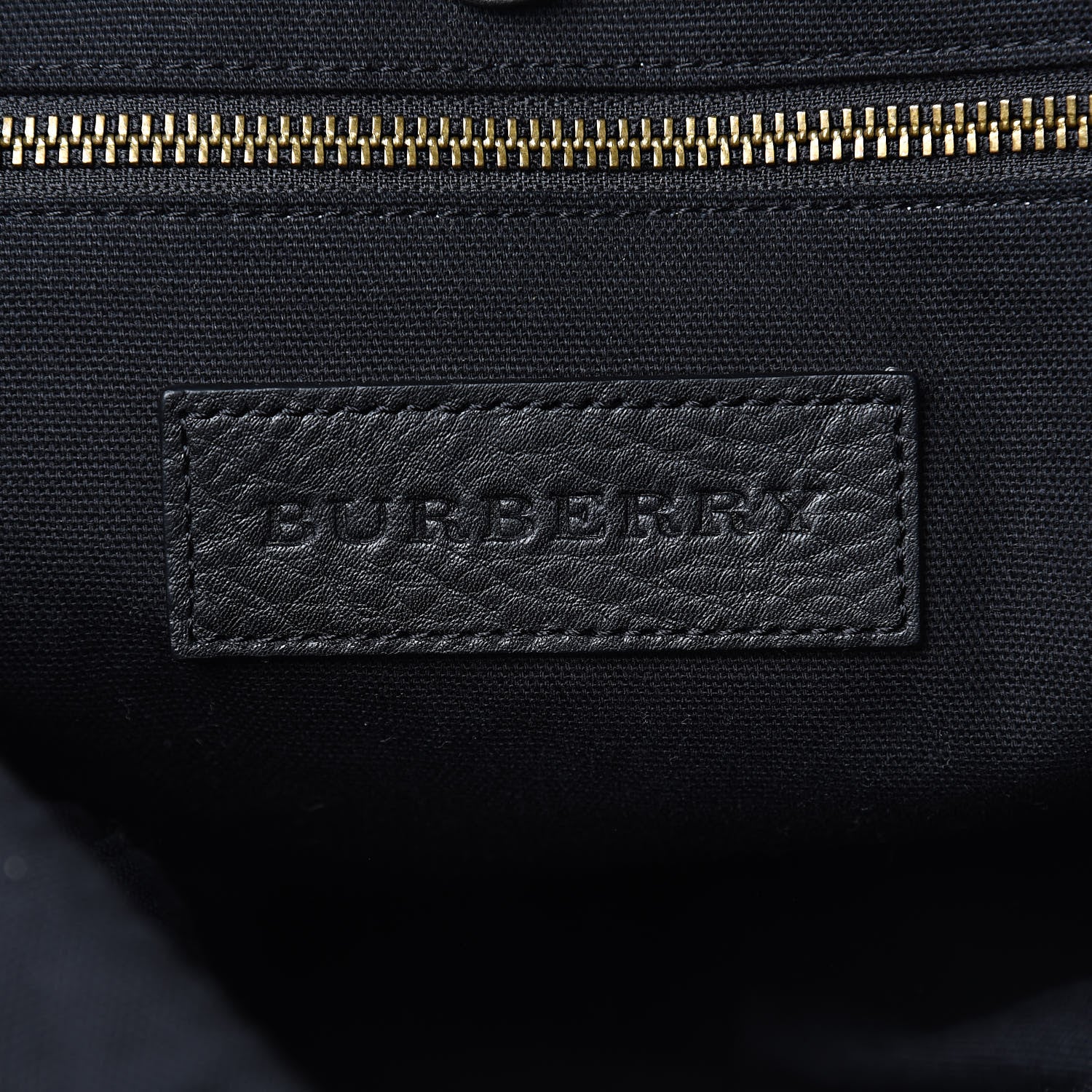 Burberry Overdyed Canvas Mega Check Drifton Backpack Black 6 of 10