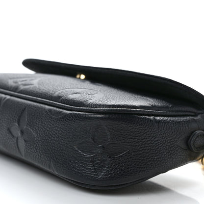 Louis Vuitton Empreinte Monogram Giant Ivy Wallet On Chain Black 9 of 13