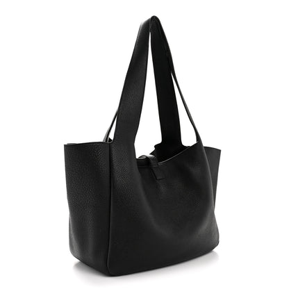 Saint Laurent Grained Deerskin Bea Tote Black 3 of 15