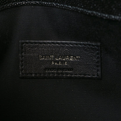 Saint Laurent Grain De Poudre Uptown Pouch Black 6 of 6