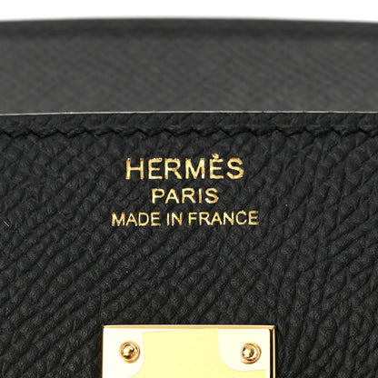 Hermes Epsom Birkin Sellier 25 Black 6 of 11