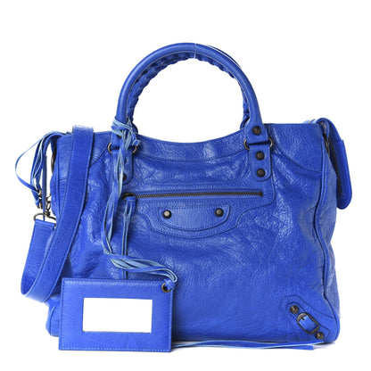 Balenciaga Agneau Classic Hardware Velo Bleu Lazuli 1 of 11
