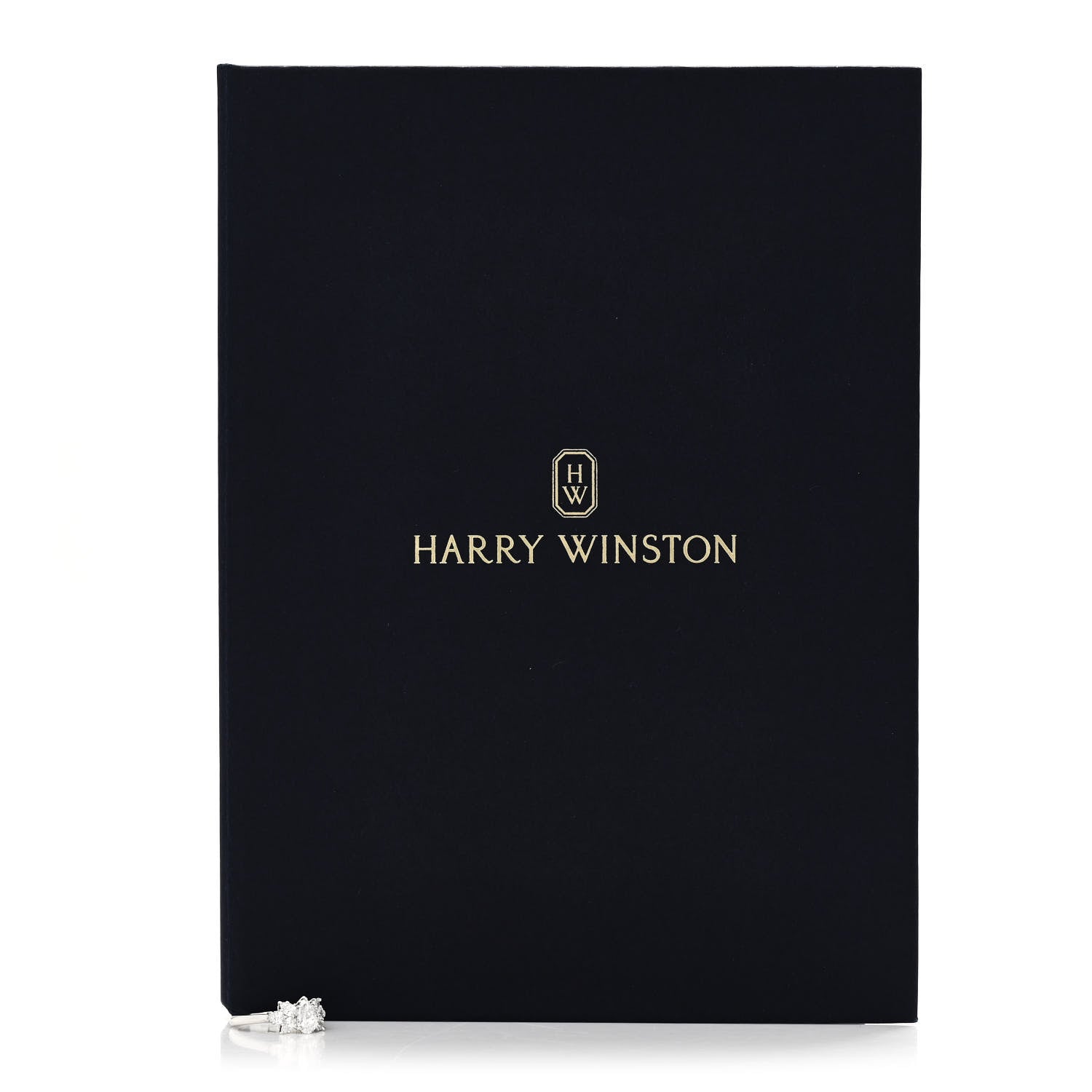 Harry Winston Platinum Diamond .57ct Pear Cluster Engagement Ring 47 4.25 6 of 6