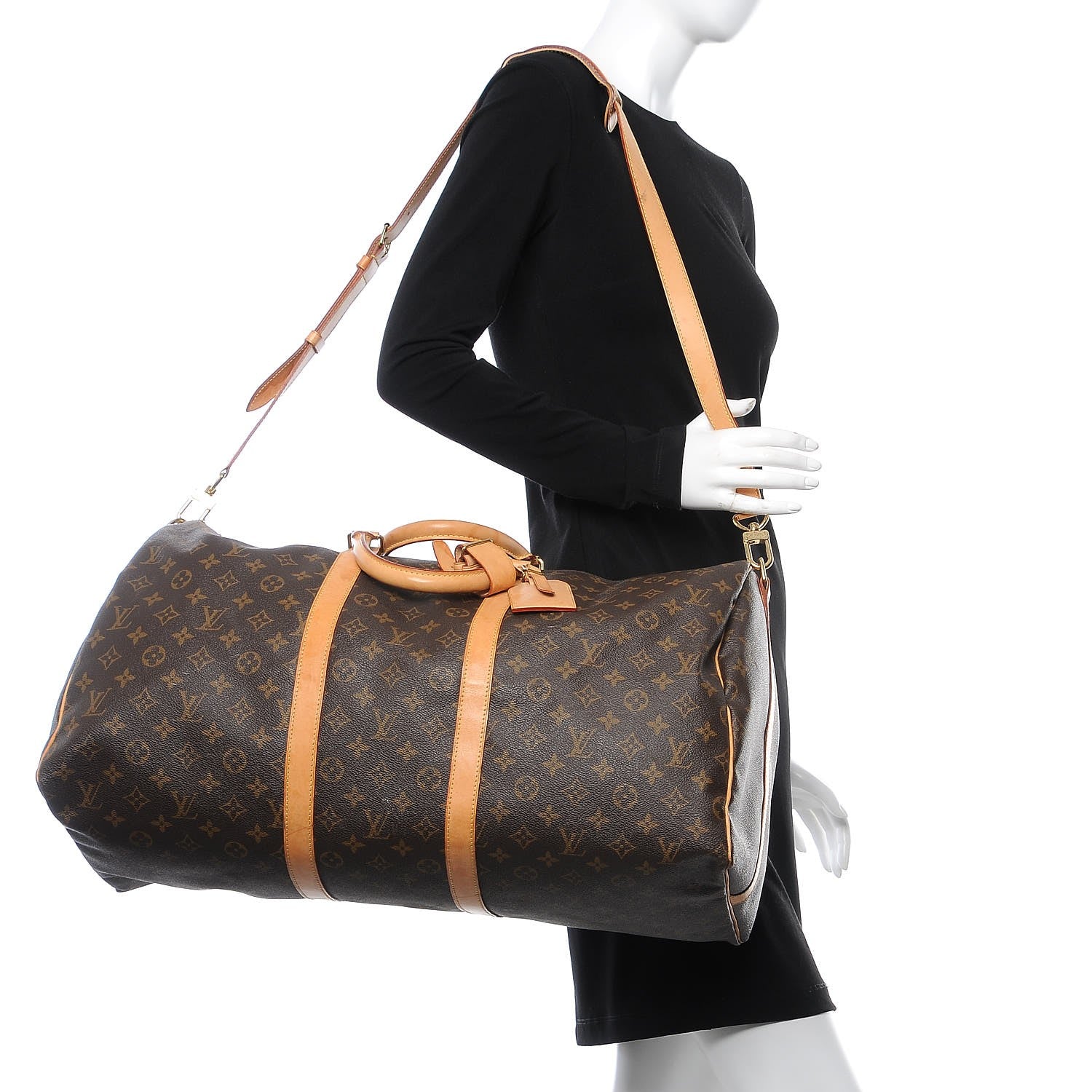 Louis Vuitton Monogram Keepall Bandouliere 55 2 of 16