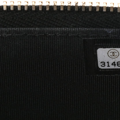 Chanel Lambskin Quilted Small Top Handle Vanity Case With Chain Black 6 of 8