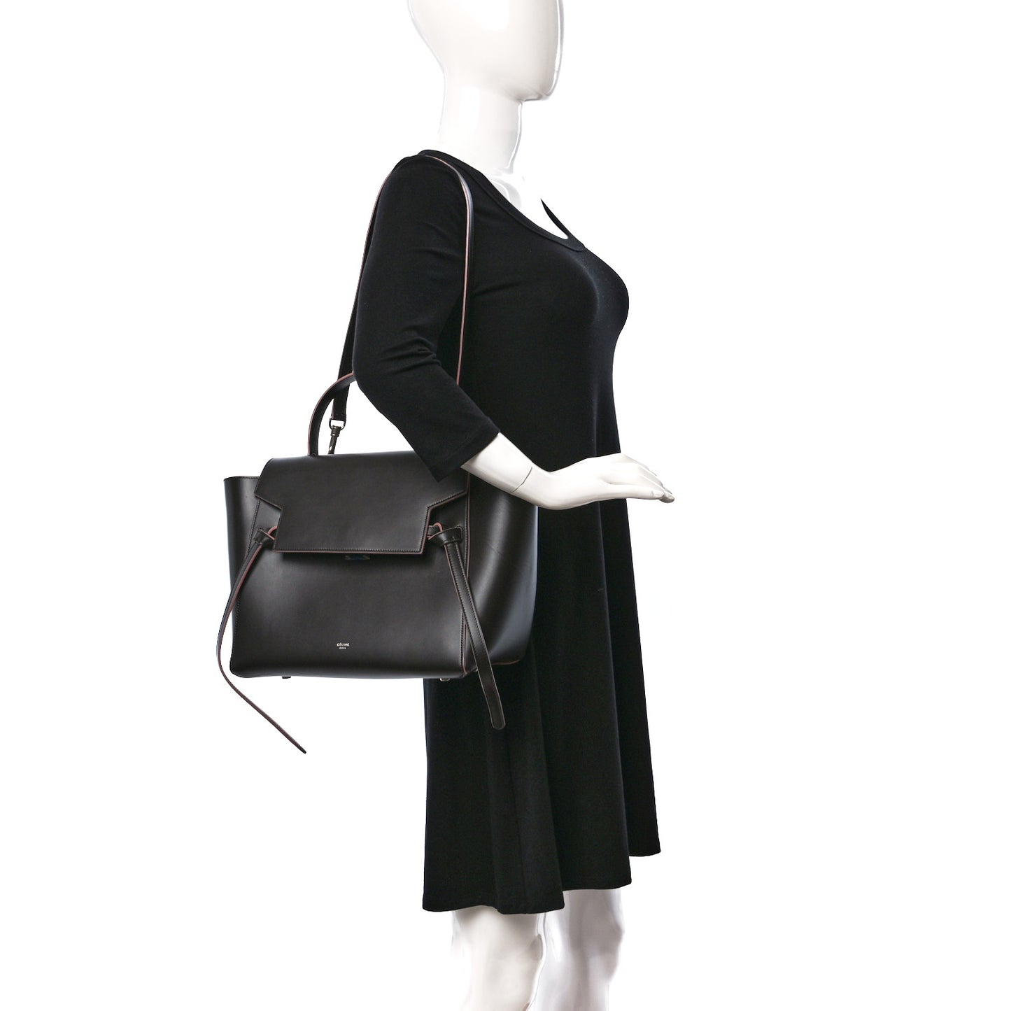 Palmelato Calfskin Mini Belt Bag Espresso