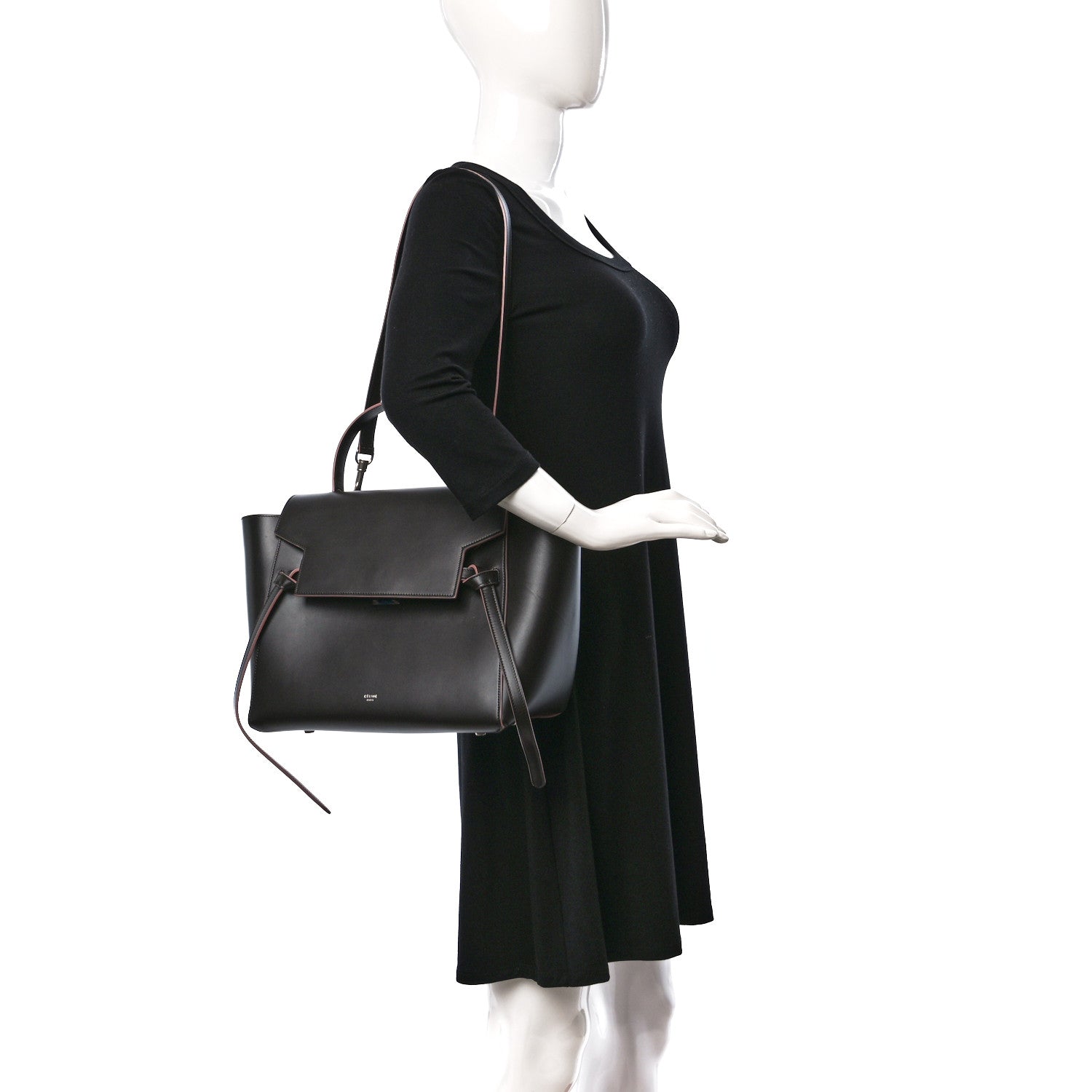 Celine Palmelato Calfskin Mini Belt Bag Espresso 2 of 7