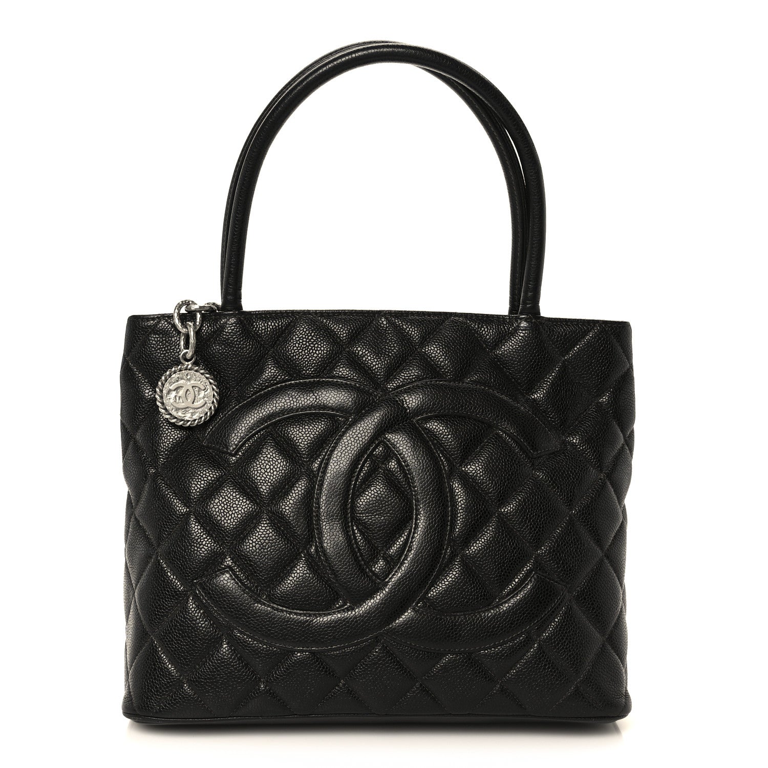 Chanel Caviar Quilted Medallion Tote Black 1 of 11