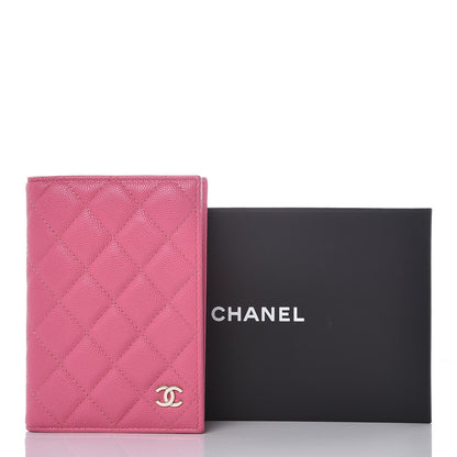 Chanel Caviar Quilted Passport Holder Pink 8 of 8