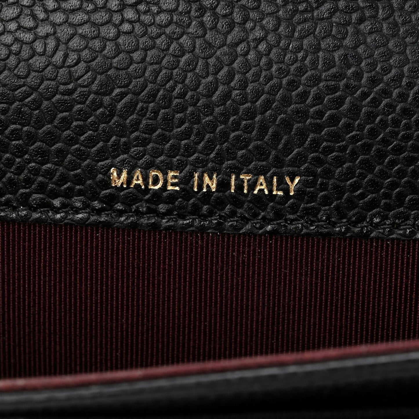 Caviar Quilted Flap Card Holder Wallet Black