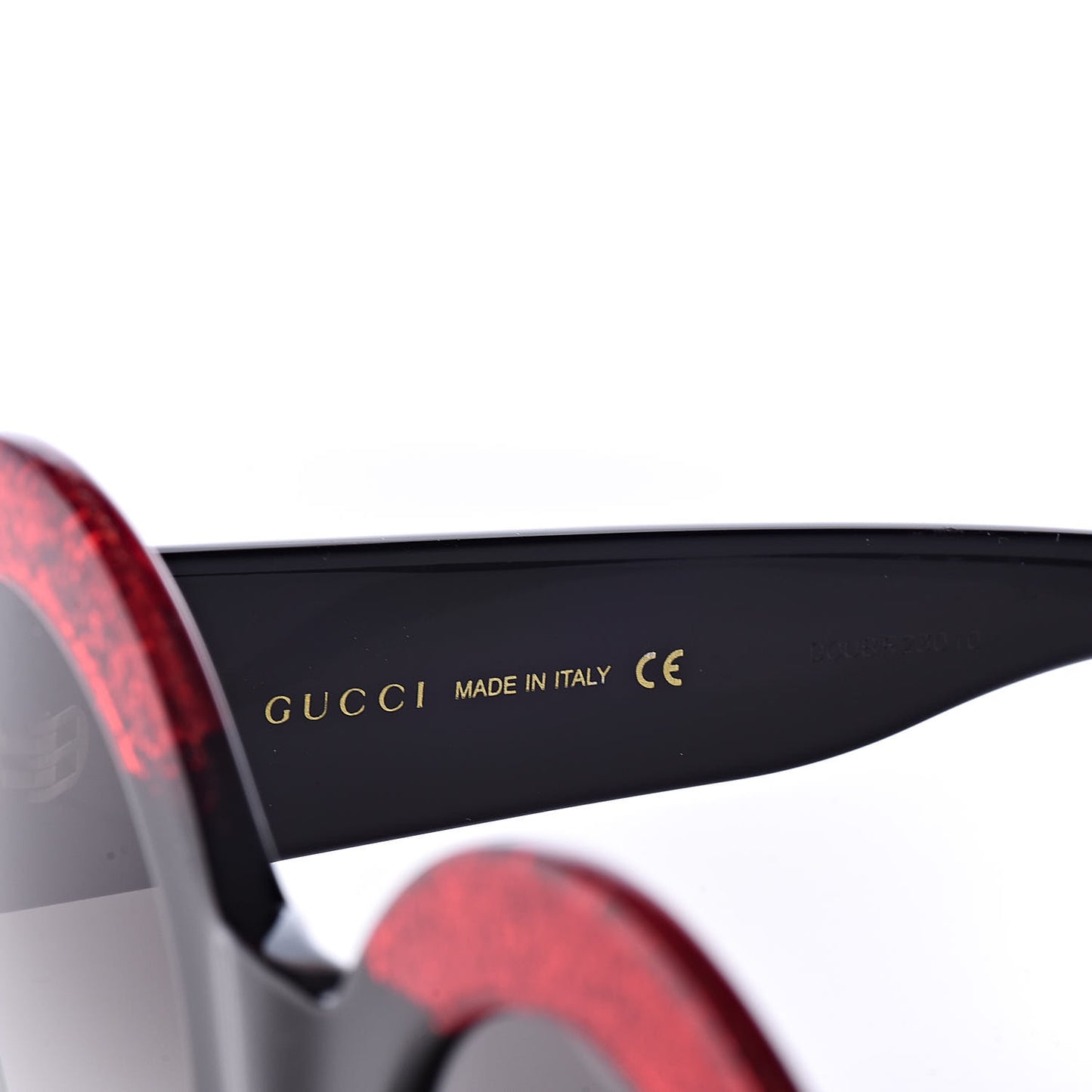 Acetate Round GG0084S Sunglasses Black Red Green