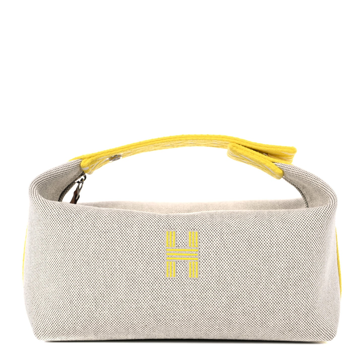 Canvas Small Bride-A-Brac Pouch Natural Jaune Citron
