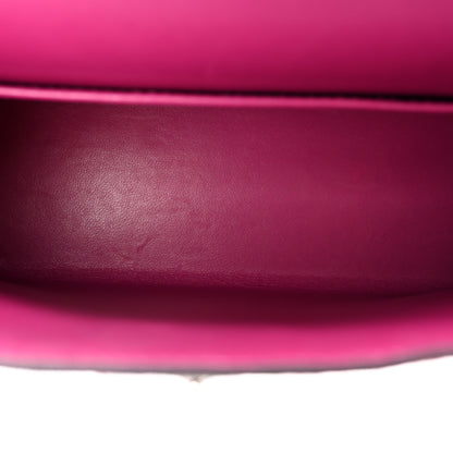 Hermes Chevre Mysore Mini Kelly Sellier 20 Rose Pourpre 5 of 11