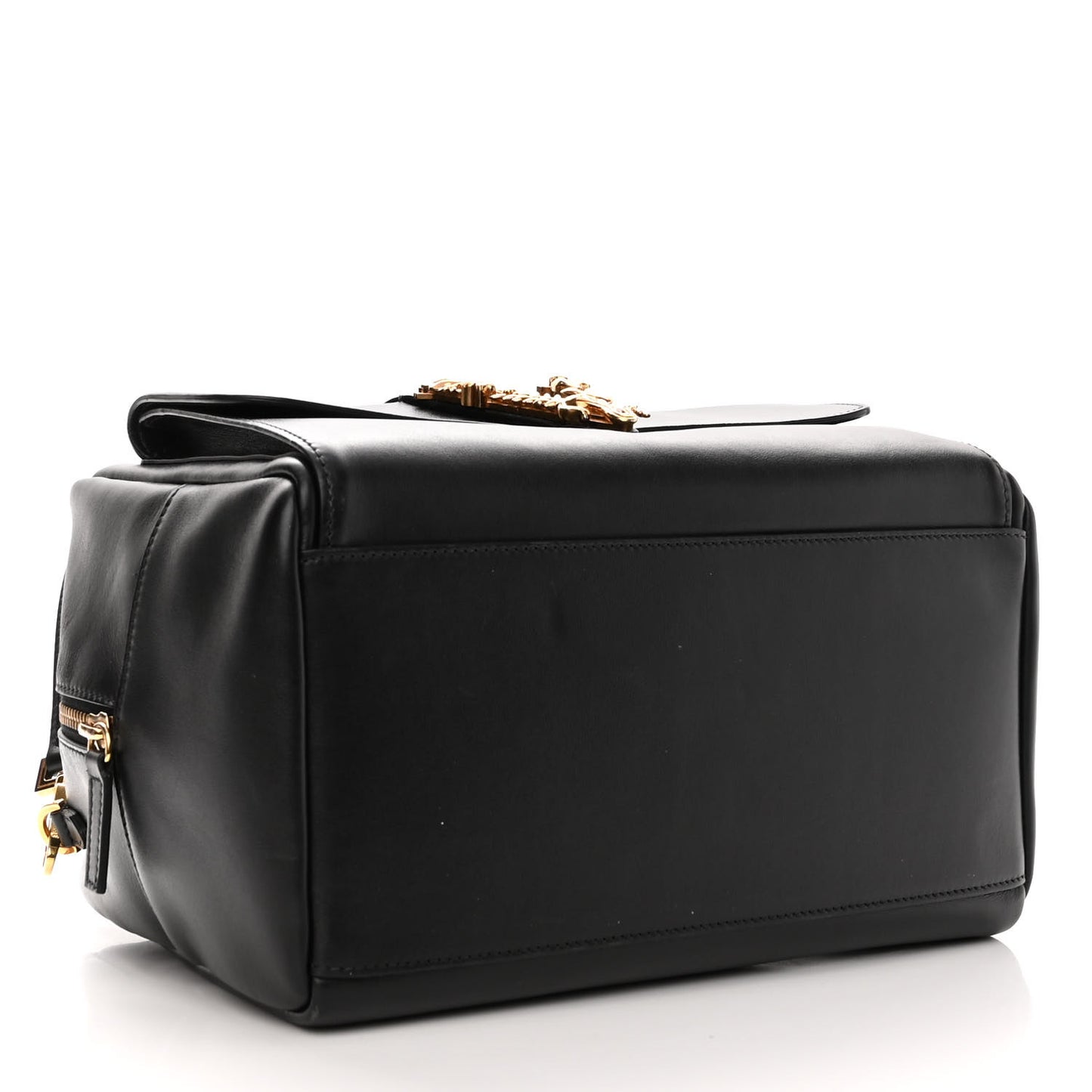 Saffiano Virtus Small Bowling Bag Black