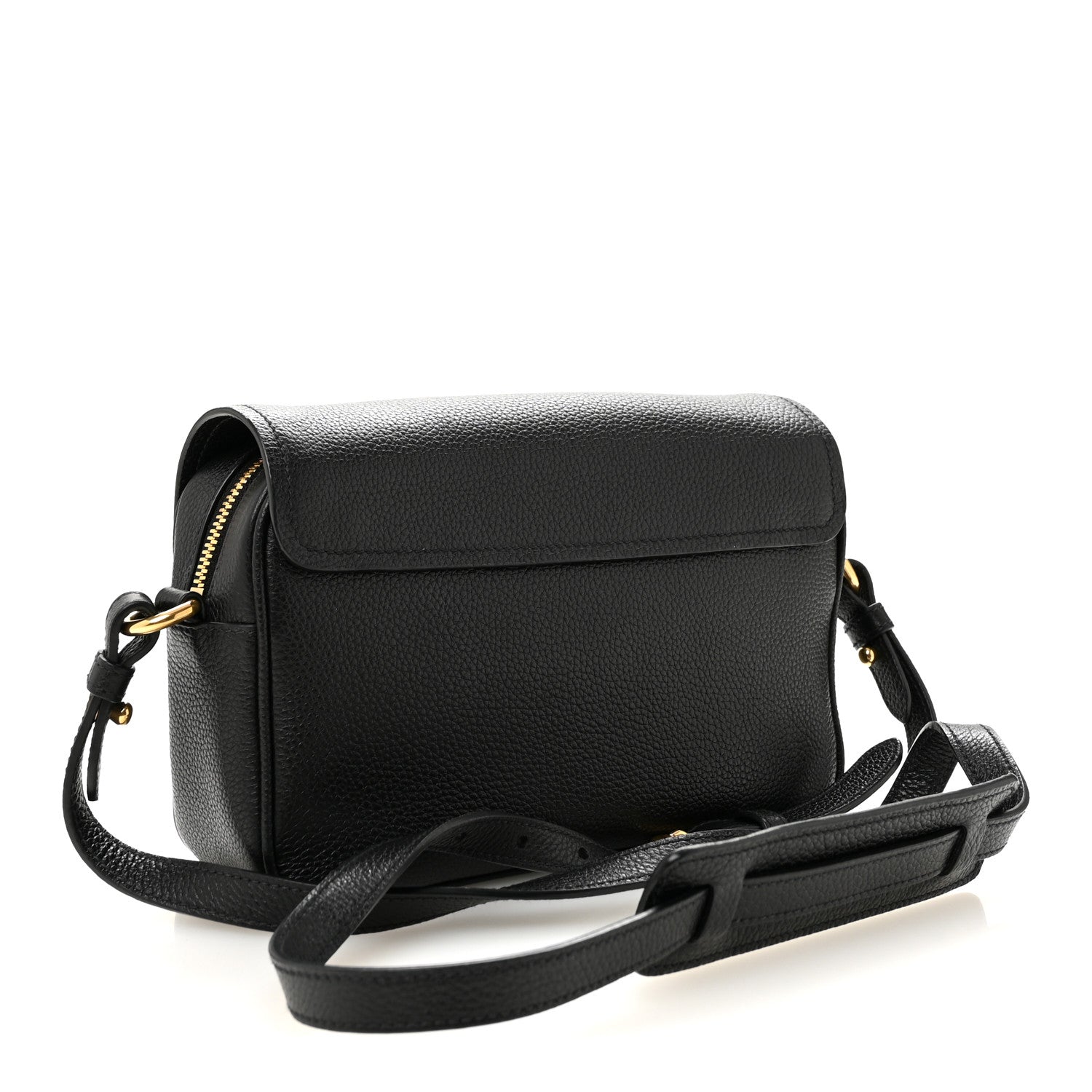 Prada Vitello Phenix Crossbody Bag Black 3 of 10