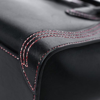 Celine Shiny Smooth Calfskin Stitched Nano Luggage Black Multicolor 10 of 18