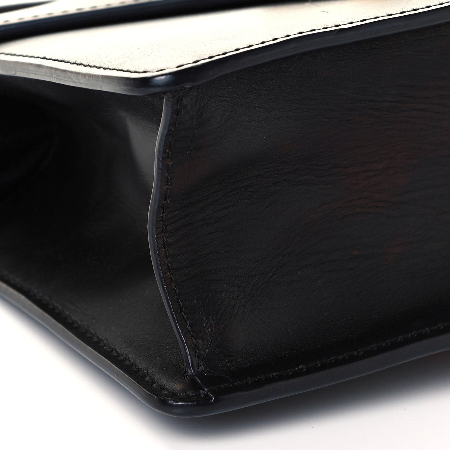 Gucci Calfskin Mini Sylvie Top Handle Bag Black 8 of 17