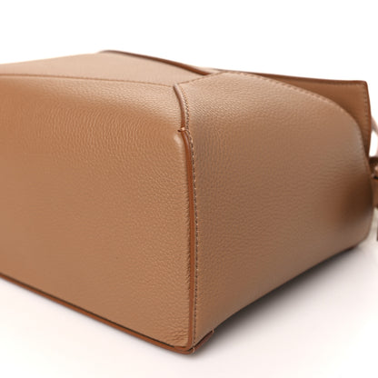 Loewe Grained Calfskin Small Puzzle Edge Bag Toffee 10 of 10