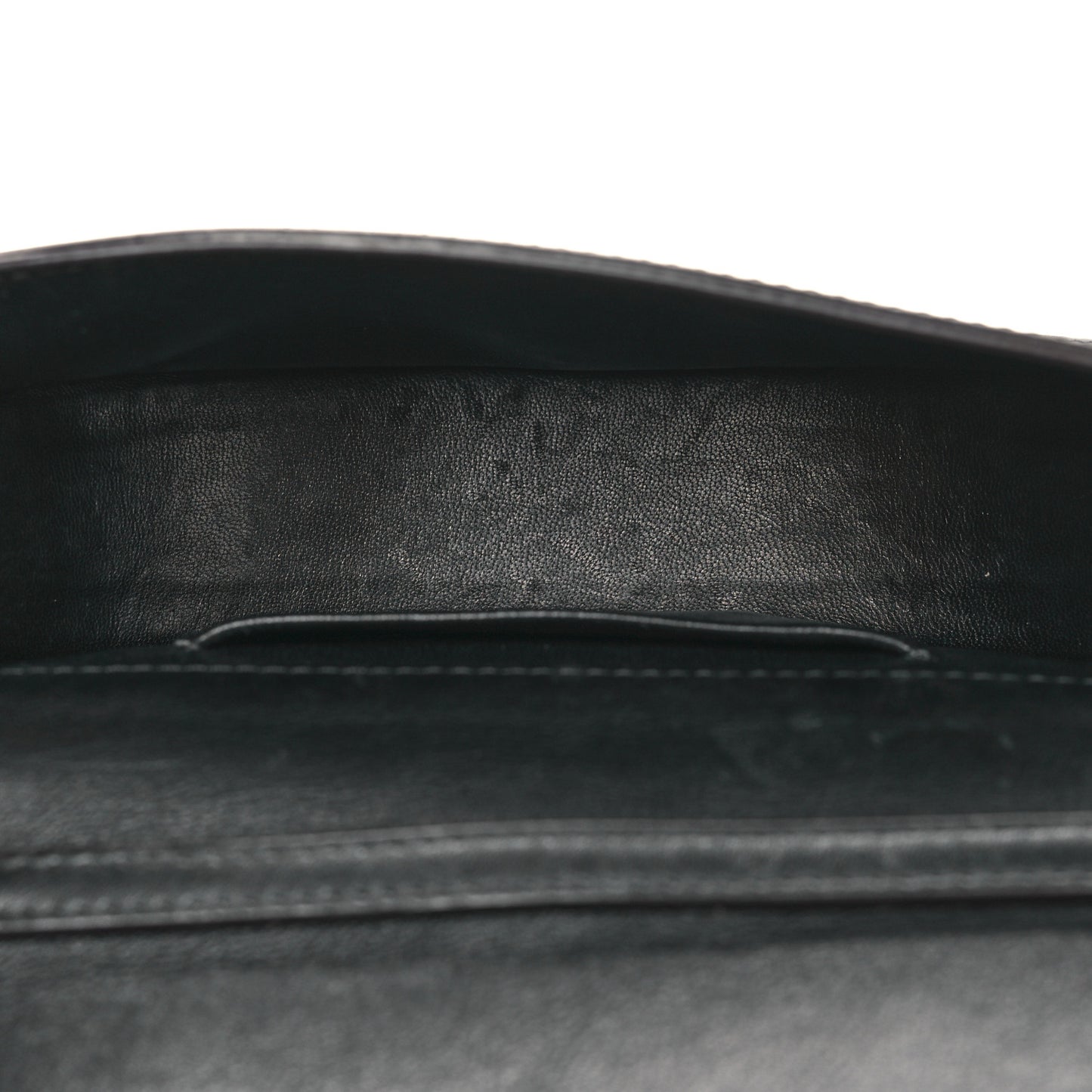 Calfskin Small Nile Bracelet Minaudiere Bag Black